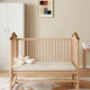 High-Quality Wooden Baby Crib Adjustable Height Crib Bed