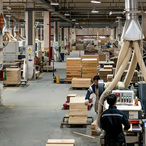 manna furniture factory production line overview