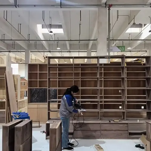 manna furniture factory wooden cabinet assembly