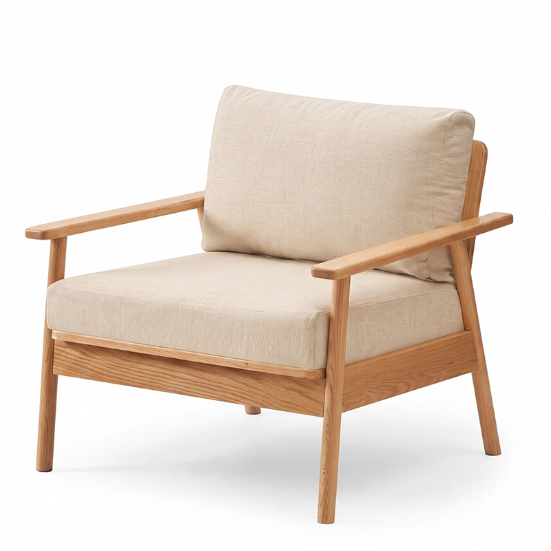 seattle sofa b single seat solid wood armchair