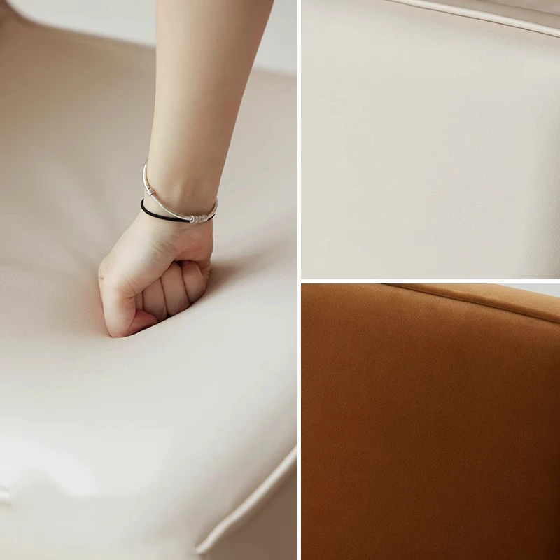 manna armless accent chair upholstery resilience texture detail