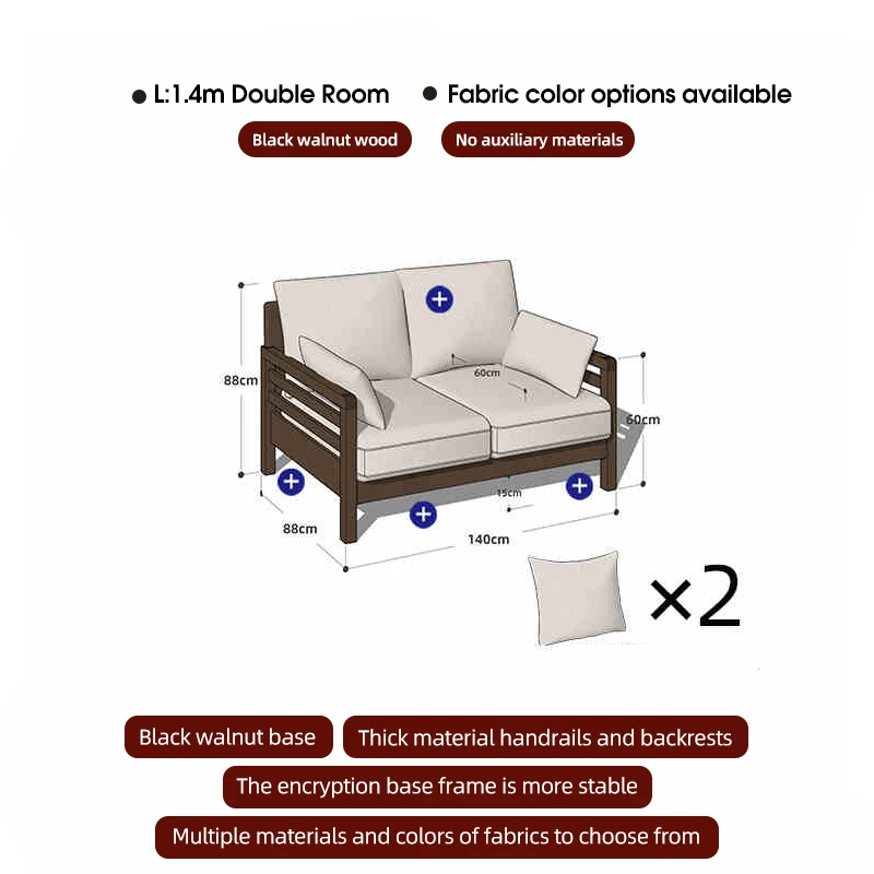 manna black walnut 2 seater sofa dimensions spec guide manna black walnut 2 seater sofa dimensions spec guide
