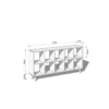 Dimensions specification diagram for Manna cherry wood 10-cube bookcase with legs showing length 172cm, depth 30cm, height 70cm, and leg height 15cm.