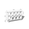 Manna Cherry Wood Modular Bookcase TV Stand