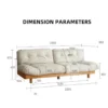 manna cream fabric sofa dimension parameters size guide manna cream fabric sofa dimension parameters size guide