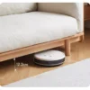 manna cream fabric sofa robot vacuum 12.2cm clearance