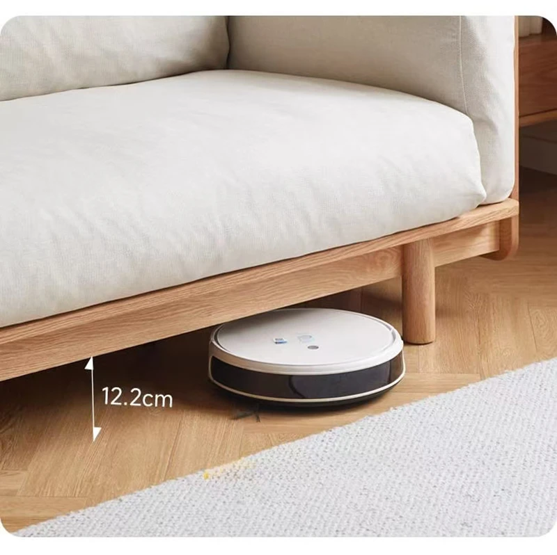 manna cream fabric sofa robot vacuum 12.2cm clearance
