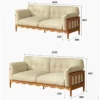 manna cream fabric sofa scalloped base dimension spec manna cream fabric sofa scalloped base dimension spec