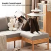manna modular fabric sofa with footstool ergonomic support. manna modular fabric sofa with footstool ergonomic support.