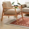 manna oak accent chair upholstered living room manna oak accent chair upholstered living room