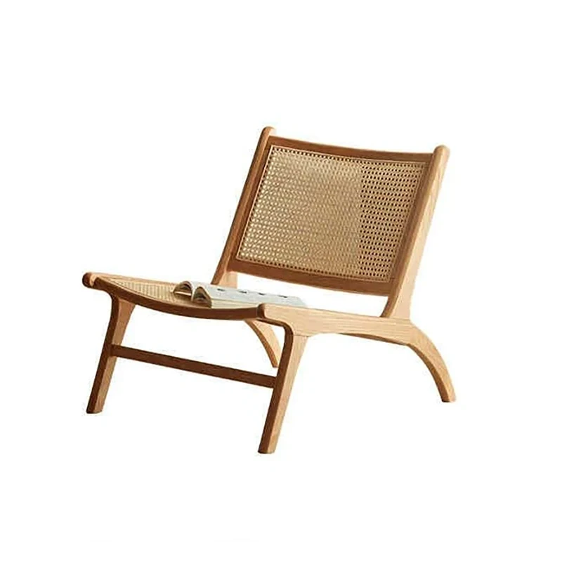 manna oak rattan lounge chair accent seat manna oak rattan lounge chair accent seat
