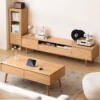 manna oak tv stand coffee table living room set manna oak tv stand coffee table living room set