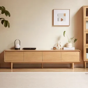 manna oak tv stand drawers living room setup