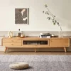 manna oak tv stand fluted glass brass accents manna oak tv stand fluted glass brass accents