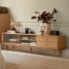 manna oak tv stand fluted glass doors drawers manna oak tv stand fluted glass doors drawers