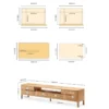 manna oak tv stand full dimension spec guide manna oak tv stand full dimension spec guide