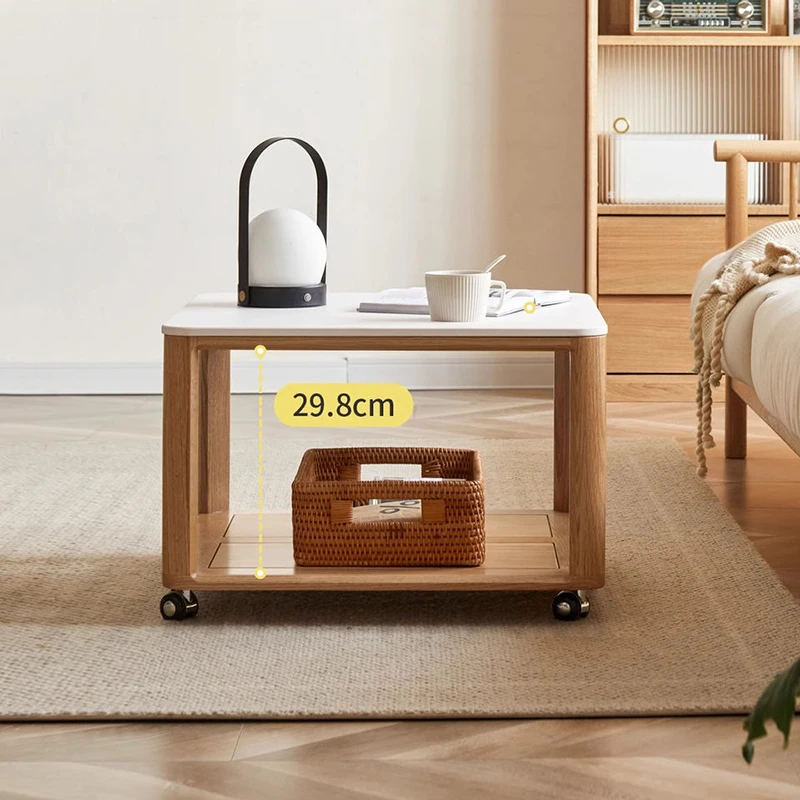 manna oak white top square coffee table spec guide