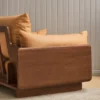 manna solid wood armchair side panel grain detail manna solid wood armchair side panel grain detail