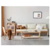 manna solid wood sofa rattan accent living room manna solid wood sofa rattan accent living room