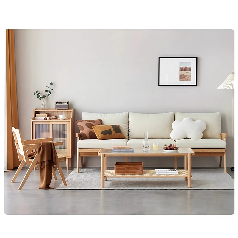 manna solid wood sofa rattan accent living room manna solid wood sofa rattan accent living room