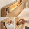 Solid Oak Gas Lift Storage Bed