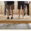 Oak bed frame slats heavy duty load test demonstration photo