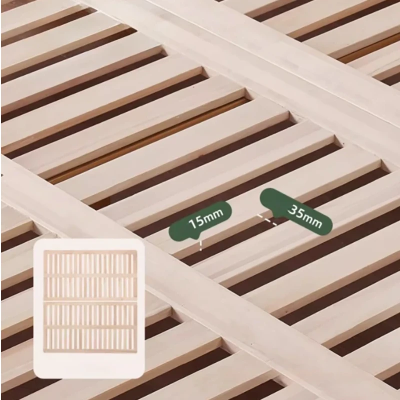 oak-bed-slatted-base-15mm-35mm-specs Oak bed slatted base 15mm and 35mm specs with slat spacing detail