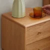 oak-nightstand-rounded-top-corner-close-up-detail Oak nightstand rounded top corner close up craftsmanship detail