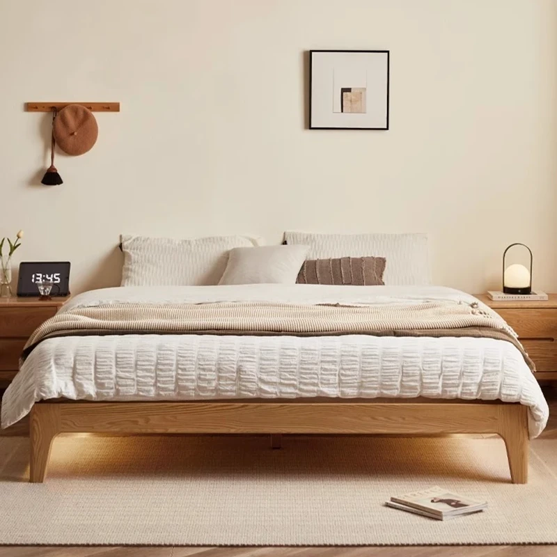oak-platform-bed-dimension-parameters Oak platform bed dimension parameters chart with size figures