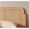 rattan-headboard-woven-corner-close-up-detail Rattan headboard woven corner close up detail with natural fiber texture