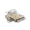 White storage bed frame dimensions diagram for size selection